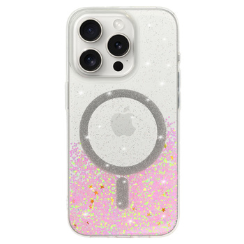 Tel Protect Moonlite Magsafe Case for Samsung Galaxy S25 Ultra pink clear