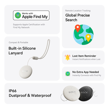 Rock Tracker Tag (Apple only) beige