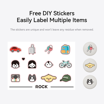Rock Tracker Tag (Apple only) black
