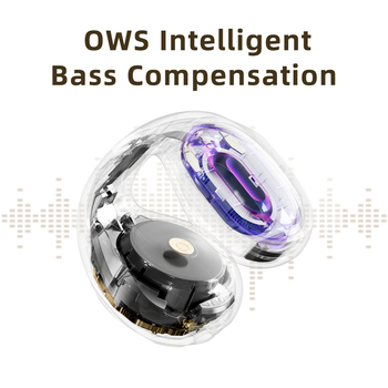 Rock Bluetooth earphones OWS Sound EarCuffs Pro black