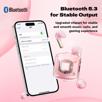 Rock Słuchawki bluetooth TWS Air Bubble czarne