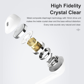 Rock Earphones ES08 Type C (DAC) white