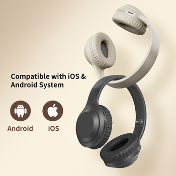 Rock Słuchawki nauszne O2 bluetooth czarne