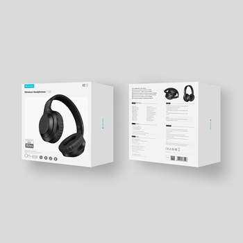 Rock Słuchawki nauszne O2 bluetooth czarne