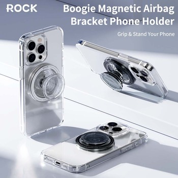 Rock Uchwyt PopSocket Boogie Pure Series magnetyczny czarny