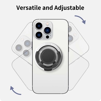 Rock Uchwyt PopSocket Boogie Pure Series magnetyczny czarny