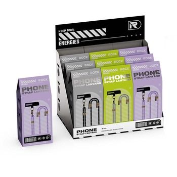 Rock Universal phone lanyard long, neck strap purple