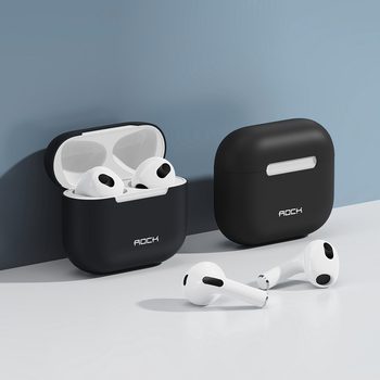 Rock Silicone case for Airpods 3 black