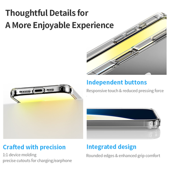 Rock Etui Crystal Rotating Series Magnetic do Iphone 16 Pro przezroczyste