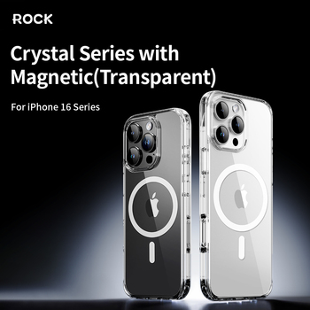 Rock Etui Crystal Series Magnetic do Iphone 16 Plus przezroczyste