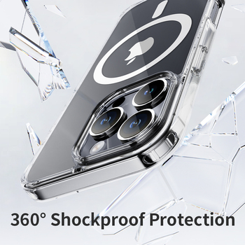 Rock Etui Crystal Series Magnetic do Iphone 16 Plus przezroczyste