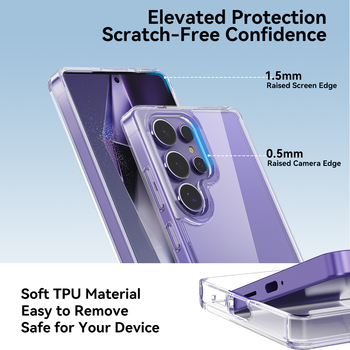 Rock Etui Crystal Transparent Series do Samsung Galaxy S25 przezroczyste