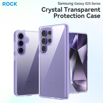 Rock Etui Crystal Transparent Series do Samsung Galaxy S25 przezroczyste