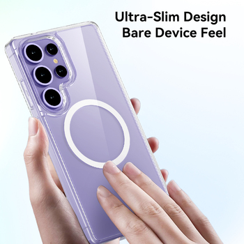 Rock Etui Crystal Transparent Series Magnetic do Samsung Galaxy S25 Ultra przezroczyste