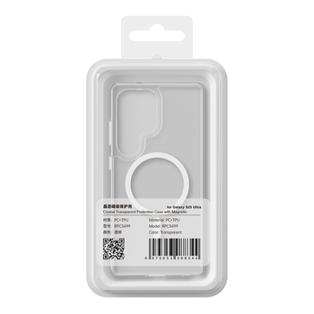 Rock Etui Crystal Transparent Series Magnetic do Samsung Galaxy S25 Ultra przezroczyste