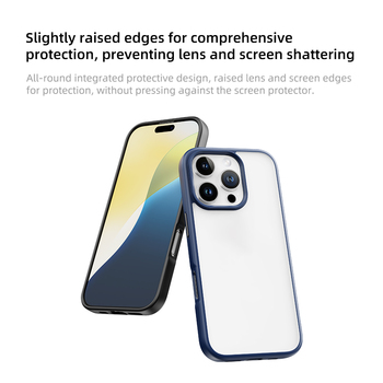 Rock Guard Series Case for Iphone 16 transparent-grey
