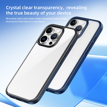 Rock Guard Series Case for Iphone 16 Pro transparent-grey