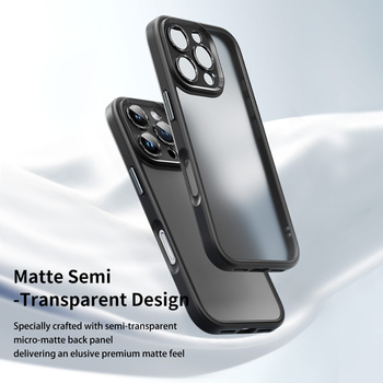 Rock Etui Guard Touch Matte Series do Iphone 16 Pro niebieskie