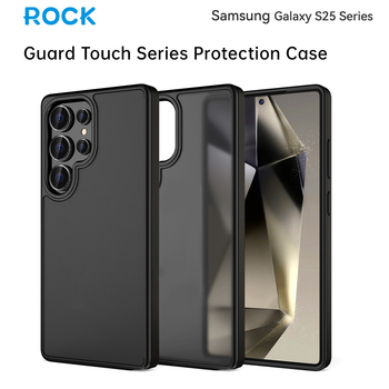 Rock Guard Touch Matte Series Case for Samsung Galaxy S25 Ultra black