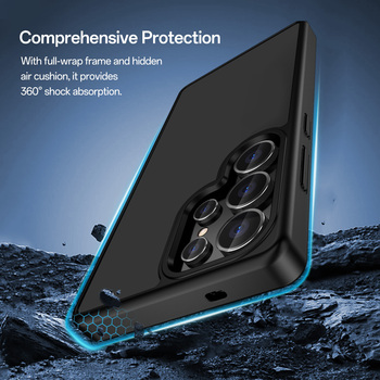 Rock Etui Guard Touch Matte Series do Samsung Galaxy S25 Ultra szare