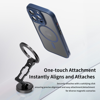 Rock Etui Guard Touch Matte Series Magnetic do Iphone 16 szare