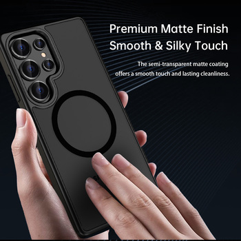 Rock Guard Touch Matte Series Magnetic Case for Samsung Galaxy S25 black