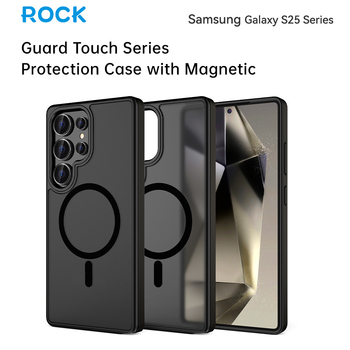 Rock Guard Touch Matte Series Magnetic Case for Samsung Galaxy S25 grey