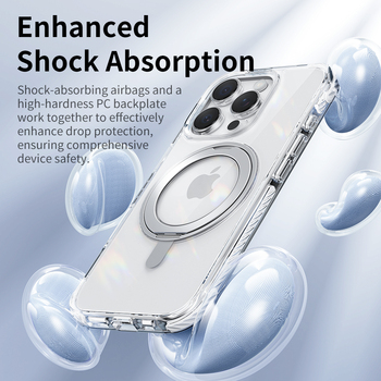 Rock Rotating Stand Crystal Series Magnetic for Iphone 16 Pro Max black