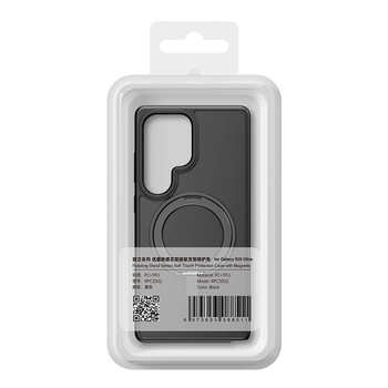 Rock Etui Rotating Stand Soft Touch Series Magnetic do Samsung Galaxy S25 czarne