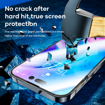 Rock Tempered glass HD Full-coverage Anti-static for Iphone 15 Pro