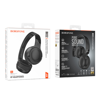 Borofone Słuchawki nauszne BO32 Show bluetooth czarne