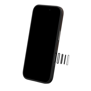 Benks Etui Magnetic Armor Pro Kevlar Metal Frame 600D (D065) do Iphone 16 Pro czarny (Camera Control Button)