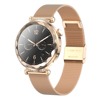 Blavec Smartwatch W-19 Liana HD AMOLED Voice Call (SWW19-RG) różowe złoto + 2 paski