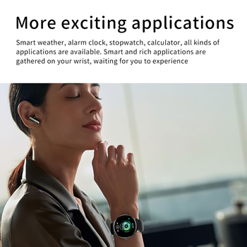 Blavec Smartwatch M-01 Vesta HD AMOLED Voice Call (SWM01-B) czarny