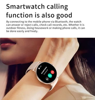 Blavec Smartwatch M-01 Vesta HD AMOLED Voice Call (SWM01-RG) rose gold