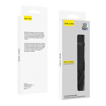 Blavec Pasek uniwersalny do M-07 Raptor 22mm silikonowy czarny
