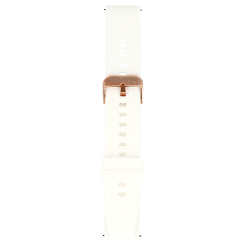 Blavec Pasek uniwersalny do W-17 Amber 18mm silikonowy biały