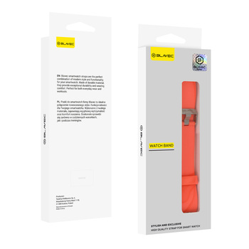 Blavec Watch band for SB-01 Active silicone orange