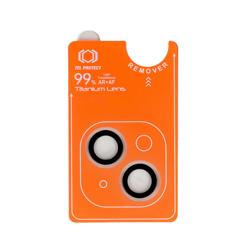 Hartowane szkło Tel Protect Titanium Lens 99% AR na aparat do Iphone 14/14 Plus/16E/17E przezroczyste (obiektyw 2 sztuki)