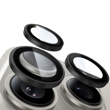 Tempered glass Tel Protect Titanium Lens 99% AR on camera for Iphone 14/14 Plus/16E/17E black (lens 2 pcs)