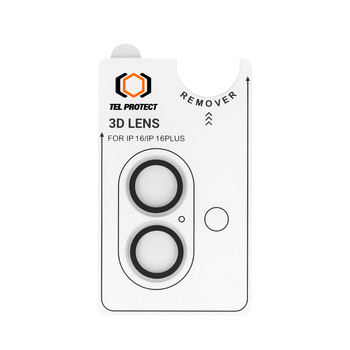 Hartowane szkło Tel Protect 3D Lens na aparat do Iphone 16/16 Plus przezroczysty (obiektyw 2 sztuki)