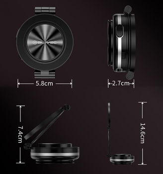 Blavec Uchwyt Samochodowy BHV-01 elektryczny próżniowy magnetyczny (BHV01-EPMB) czarny