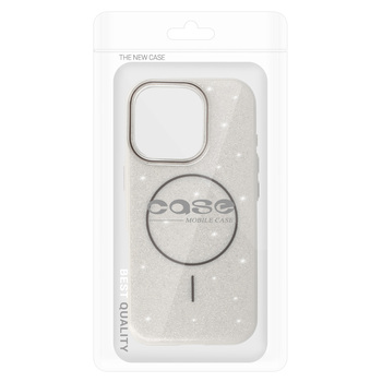 Magsafe Slim Shiny do Iphone 15 Pro Max srebrny
