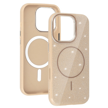 Magsafe Slim Shiny for Iphone 16 gold