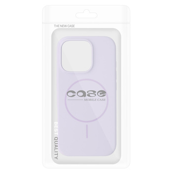 Magsafe Slim Silicone do Iphone 13 Pro fioletowy