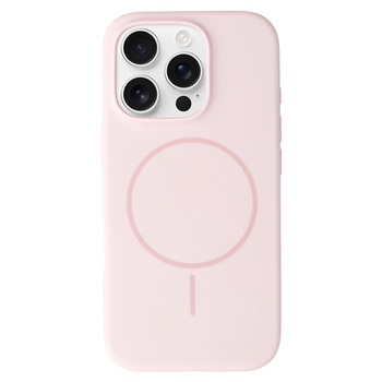Magsafe Slim Silicone do Iphone 14 jasnoróżowy