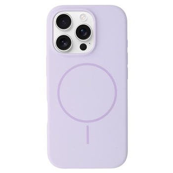 Magsafe Slim Silicone do Iphone 14 Pro fioletowy