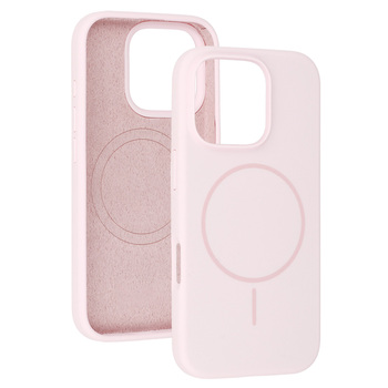 Magsafe Slim Silicone do Iphone 17e/16e jasnoróżowy