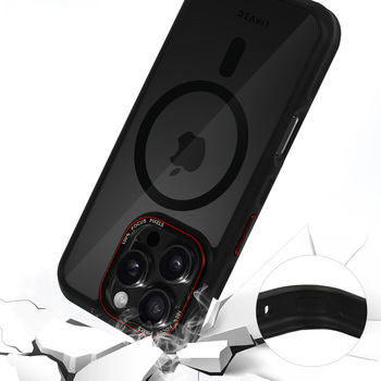 Liavec Hybrid Smoke Magsafe Case do Iphone 16 Pro Max