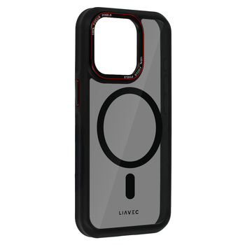 Liavec Hybrid Smoke Magsafe Case do Iphone 15 Pro